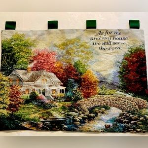 Nicky Boehme Tapestry.Large 28”x35”.Gorgeous tapestry in rich colors.